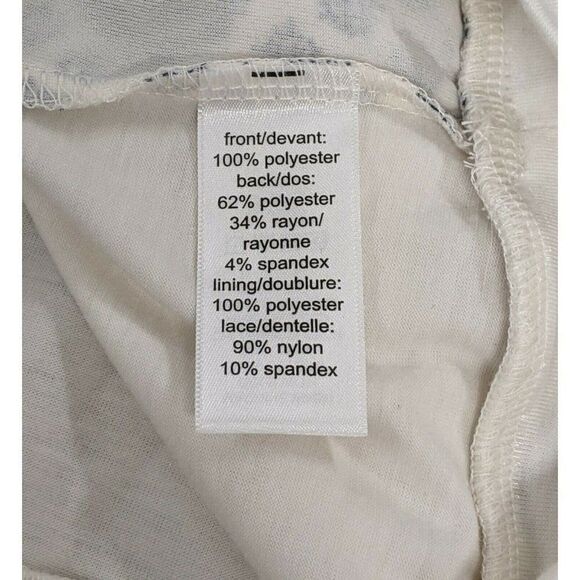 Maurices Women Size 1 White Blue Sleeveless Halter Strap Tie Round Neck Tank Top - Picture 8 of 9